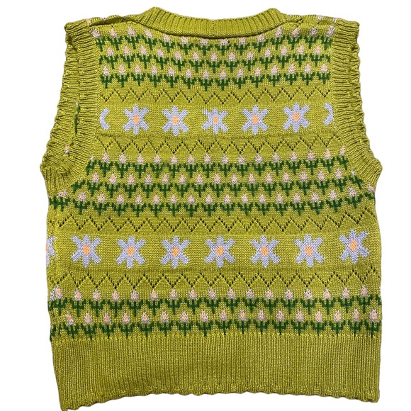 SHEIN crochet button up vest - Picture 4 of 5